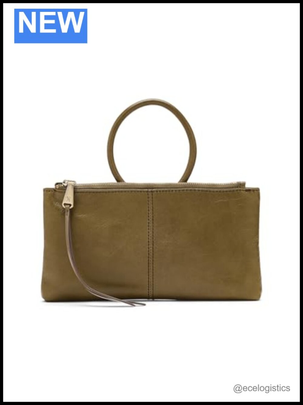 Genuine Leather Hobo Crossbody Bag with Phone Pocket